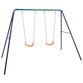 Swing set with 2 seats by vidaXL, Swings and play structures - Ref: Foro24-92318, Price: 125,86 €, Discount: %