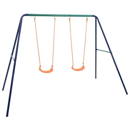 Swing set with 2 seats by vidaXL, Swings and play structures - Ref: Foro24-92318, Price: 125,86 €, Discount: %