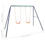 Schaukel mit 2 Sitzen von vidaXL, Schaukeln und Spielgeräte - Ref: Foro24-92318, Preis: 127,96 €, Rabatt: %
