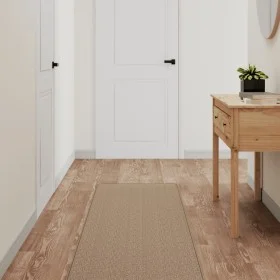 Alfombra de pasillo con aspecto de sisal color arena 50x250 cm de vidaXL, Alfombras - Ref: Foro24-355787, Precio: 49,40 €, De...