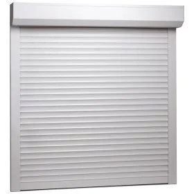Persiana de aluminio blanca 100x100 cm de vidaXL, Contraventanas - Ref: Foro24-144966, Precio: 181,97 €, Descuento: %