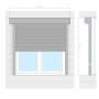 Anthrazitgraue Aluminium-Jalousie 160x150 cm von vidaXL, Fensterläden - Ref: Foro24-144987, Preis: 347,00 €, Rabatt: %