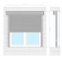 Anthrazitgraue Aluminium-Jalousie 160x150 cm von vidaXL, Fensterläden - Ref: Foro24-144987, Preis: 349,84 €, Rabatt: %