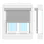 Anthrazitgraue Aluminium-Jalousie 160x150 cm von vidaXL, Fensterläden - Ref: Foro24-144987, Preis: 347,00 €, Rabatt: %