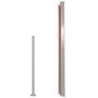 Toldo lateral de jardín o terraza 160x300 cm rojo de vidaXL, Sombrillas - Ref: Foro24-41046, Precio: 72,82 €, Descuento: %