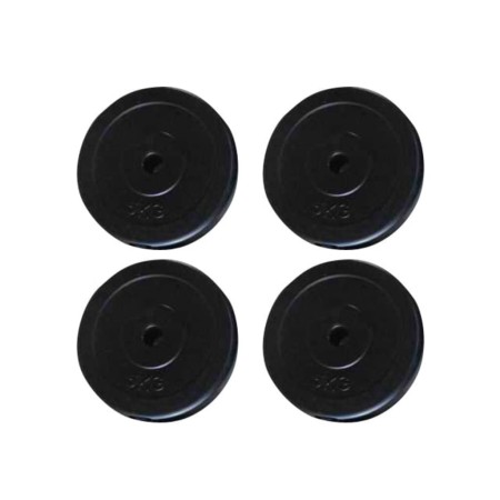 Discos de pesas 4 unidades 20 kg de vidaXL, Peso libre - Ref: Foro24-90317, Precio: 64,28 €, Descuento: %