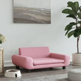 Hundebett aus rosa Samt, 70 x 45 x 33 cm von vidaXL, Betten für Hunde - Ref: Foro24-171991, Preis: 78,82 €, Rabatt: %