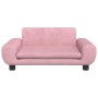 Hundebett aus rosa Samt, 70 x 45 x 33 cm von vidaXL, Betten für Hunde - Ref: Foro24-171991, Preis: 80,43 €, Rabatt: %