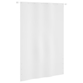 Toldo pantalla para balcón tela oxford blanco 160x240 cm