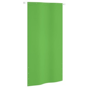 Toldo pantalla para balcón tela oxford verde claro 120x240 cm