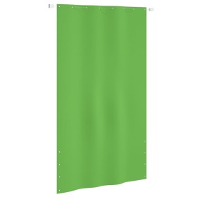 Toldo pantalla para balcón tela oxford verde claro 140x240 cm