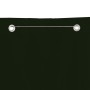Toldo pantalla para balcón tela oxford verde oscuro 140x240 cm