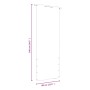 Balkonmarkise aus rotem Oxford-Stoff 80x240 cm von vidaXL, Sonnenschirme - Ref: Foro24-148543, Preis: 26,00 €, Rabatt: %