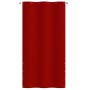 Balkonmarkise aus rotem Oxford-Stoff, 120 x 240 cm von vidaXL, Sonnenschirme - Ref: Foro24-148545, Preis: 24,44 €, Rabatt: %