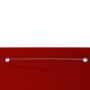 Balkonmarkise aus rotem Oxford-Stoff, 120 x 240 cm von vidaXL, Sonnenschirme - Ref: Foro24-148545, Preis: 24,44 €, Rabatt: %