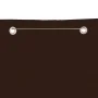 Balkonmarkise aus braunem Oxford-Stoff, 80 x 240 cm von vidaXL, Sonnenschirme - Ref: Foro24-148558, Preis: 31,05 €, Rabatt: %
