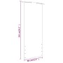 Balkonmarkise aus braunem Oxford-Stoff, 80 x 240 cm von vidaXL, Sonnenschirme - Ref: Foro24-148558, Preis: 26,31 €, Rabatt: %