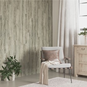 Paneles de pared con aspecto de madera PVC gris 4,12 m² von vidaXL, Wandverkleidung - Ref: Foro24-3189147, Preis: 77,79 €, Ra...