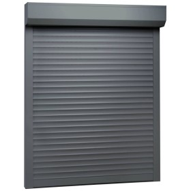 Anthrazitgraues Aluminiumrollo 100x130 cm von vidaXL, Fensterläden - Ref: Foro24-144980, Preis: 187,94 €, Rabatt: %