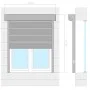 Anthrazitgraues Aluminiumrollo 100x130 cm von vidaXL, Fensterläden - Ref: Foro24-144980, Preis: 173,76 €, Rabatt: %