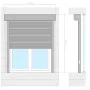 Anthrazitgraues Aluminiumrollo 100x130 cm von vidaXL, Fensterläden - Ref: Foro24-144980, Preis: 173,76 €, Rabatt: %