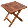Adjustable sun lounger with solid acacia wood side table by vidaXL, Loungers - Ref: Foro24-42594, Price: 187,25 €, Discount: %