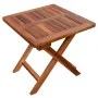 Adjustable sun lounger with solid acacia wood side table by vidaXL, Loungers - Ref: Foro24-42594, Price: 209,57 €, Discount: %
