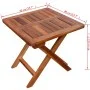 Adjustable sun lounger with solid acacia wood side table by vidaXL, Loungers - Ref: Foro24-42594, Price: 209,57 €, Discount: %