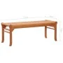 2-Sitzer-Gartenbank aus massivem Eukalyptusholz 120 cm von vidaXL, Gartenbänke - Ref: Foro24-47290, Preis: 107,69 €, Rabatt: %