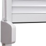 Weißes Aluminiumrollo 110x130 cm von vidaXL, Fensterläden - Ref: Foro24-144970, Preis: 230,52 €, Rabatt: %