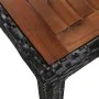 Garten-Essset, 9-teilig, synthetisches Rattan und schwarzes Akazienholz von vidaXL, Gartensets - Ref: Foro24-43936, Preis: 60...