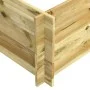Raised flowerbed made of solid pine wood, treated, 150x100x40 cm by vidaXL, Pots and planters - Ref: Foro24-41915, Price: 62,...