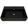 Lavabo con orificio para grifo cerámica 76x42,5x14,5 cm negro de vidaXL, Lavabos - Ref: Foro24-142743, Precio: 135,62 €, Desc...