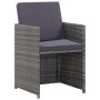 9-piece garden dining set and gray synthetic rattan cushions by vidaXL, Garden sets - Ref: Foro24-46377, Price: 599,76 €, Dis...
