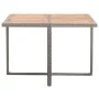 Set comedor de jardín 9 piezas y cojines ratán sintético gris de vidaXL, Conjuntos de jardín - Ref: Foro24-46377, Precio: 674...