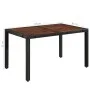 Garden dining set 7 pieces synthetic rattan and black acacia wood by vidaXL, Garden sets - Ref: Foro24-43935, Price: 436,13 €...