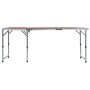 Klappbarer Campingtisch aus Aluminium 180x60 cm von vidaXL, Campingmöbel - Ref: Foro24-48174, Preis: 90,90 €, Rabatt: %