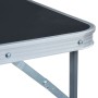 Klappbarer Campingtisch mit grauer Metallstruktur 80x60 cm von vidaXL, Campingmöbel - Ref: Foro24-48171, Preis: 43,89 €, Raba...