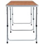 Klappbarer Campingtisch aus Aluminium 240x60 cm von vidaXL, Campingmöbel - Ref: Foro24-48176, Preis: 121,31 €, Rabatt: %