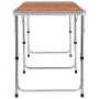 Mesa de camping plegable de aluminio 240x60 cm de vidaXL, Mobiliario de camping - Ref: Foro24-48176, Precio: 109,66 €, Descue...
