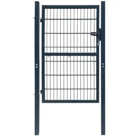 Zauntor aus anthrazitgrauem Stahl 106x248 cm von vidaXL, Gartentore - Ref: Foro24-142027, Preis: 241,66 €, Rabatt: %