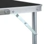 Mesa de camping plegable de aluminio gris 180x60 cm de vidaXL, Mobiliario de camping - Ref: Foro24-48175, Precio: 85,29 €, De...