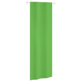 Toldo pantalla para balcón tela oxford verde claro 80x240 cm