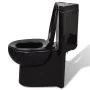 Eck-WC aus schwarzer Keramik von vidaXL, Badezimmer - Ref: Foro24-141134, Preis: 313,34 €, Rabatt: %