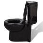 Inodoro WC de esquina cerámica negro