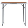 Klappbarer Campingtisch mit Metallstruktur 80x60 cm von vidaXL, Campingmöbel - Ref: Foro24-48170, Preis: 47,01 €, Rabatt: %