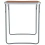 Folding camping table with metal structure 80x60 cm by vidaXL, camping furniture - Ref: Foro24-48170, Price: 46,14 €, Discoun...