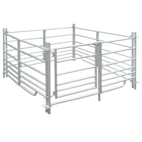 Corral para ovejas de 4 paneles acero galvanizado 