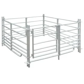 Sheep pen with 4 panels galvanized steel 137x137x92 cm by vidaXL, Animal husbandry - Ref: Foro24-141814, Price: 293,16 €, Dis...