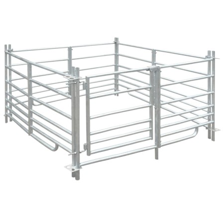 Corral para ovejas de 4 paneles acero galvanizado 